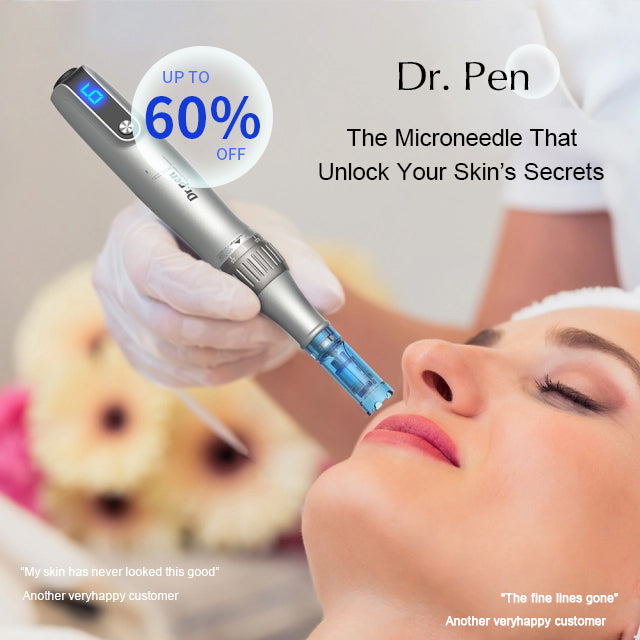Dr. Pen M8S Microneedling Pen with FREE 20 Replacement Cartridges