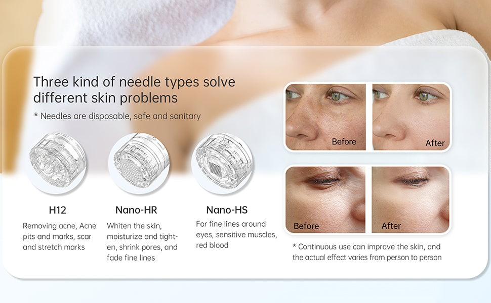 Dr. Pen Hydra.Pen H3 Wireless Electric Serum Microneedling Pen with FREE 20 Replacement Cartridges