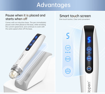 Bio Pen Q2 By Dr. Pen 3-in-1 Microneedling Pen With LED Light Therapy and Microcurrent