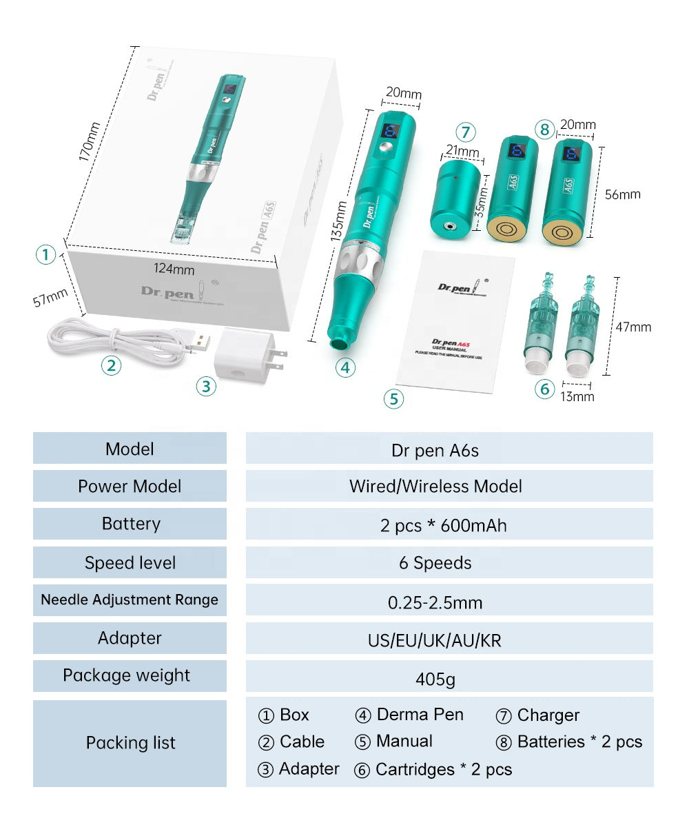 Dr. Pen Ultima A6S Professional Plus Microneedling Pen